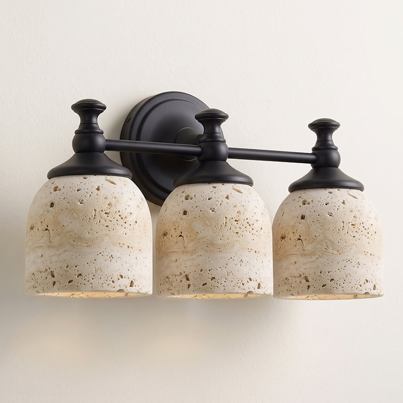 Oswald Travertine Stone Wall Sconce