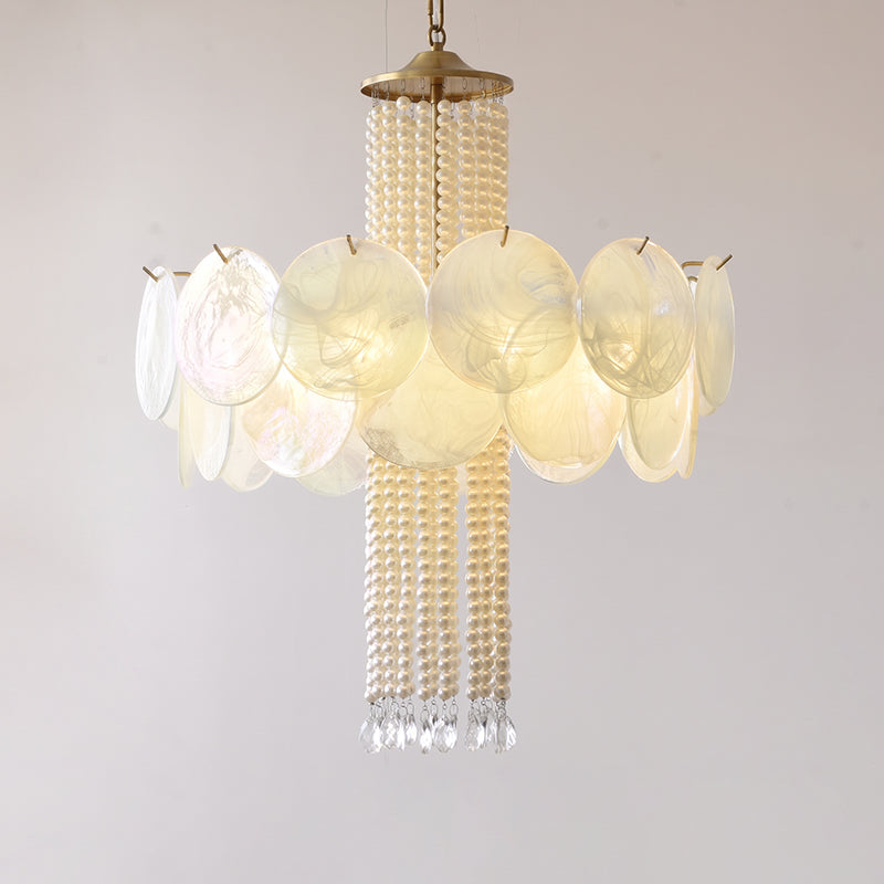 Oswin Agate Glass Beaded Chandelier