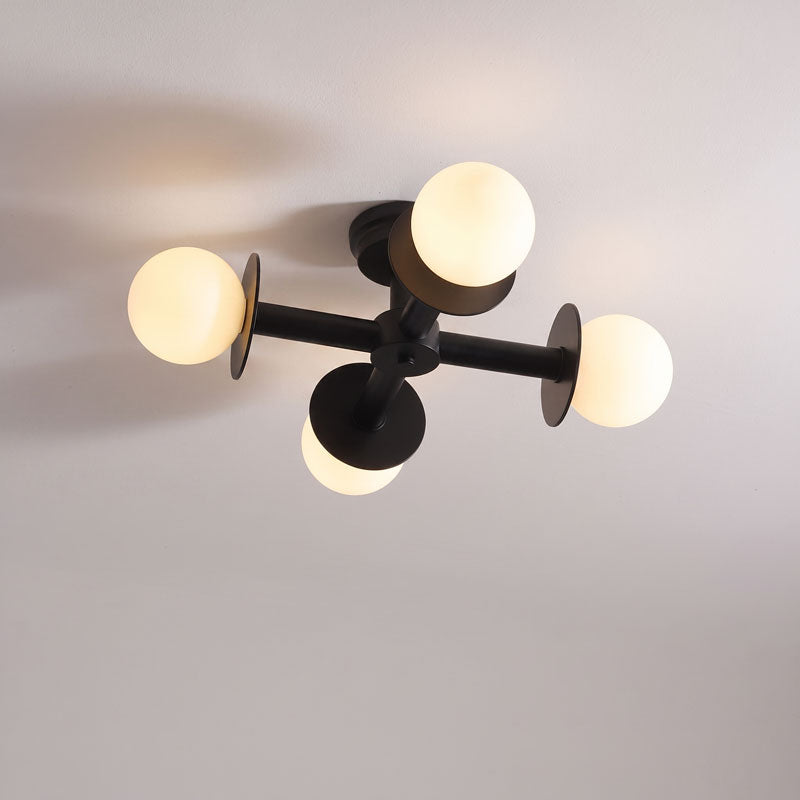 Otis Frosted Semi-Flush Mount
