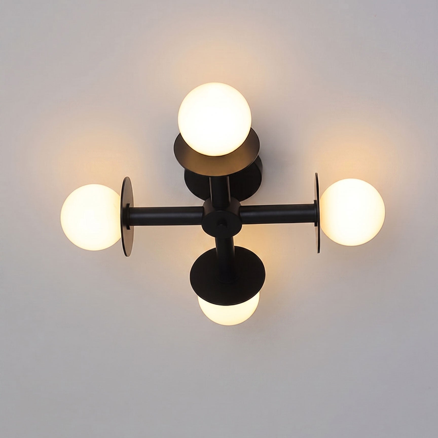 Otis Frosted Semi-Flush Mount