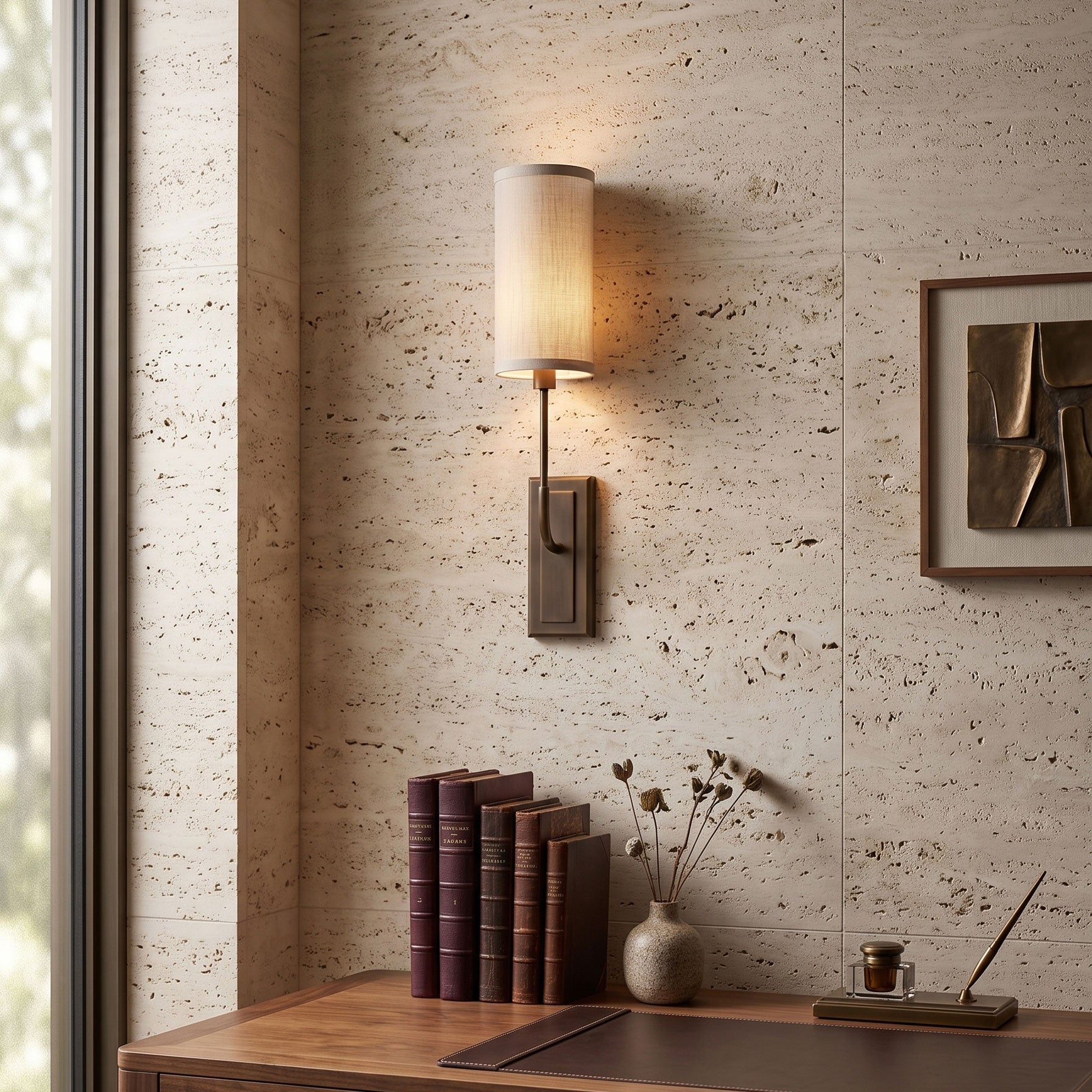 Palmer Fabric Wall Sconce