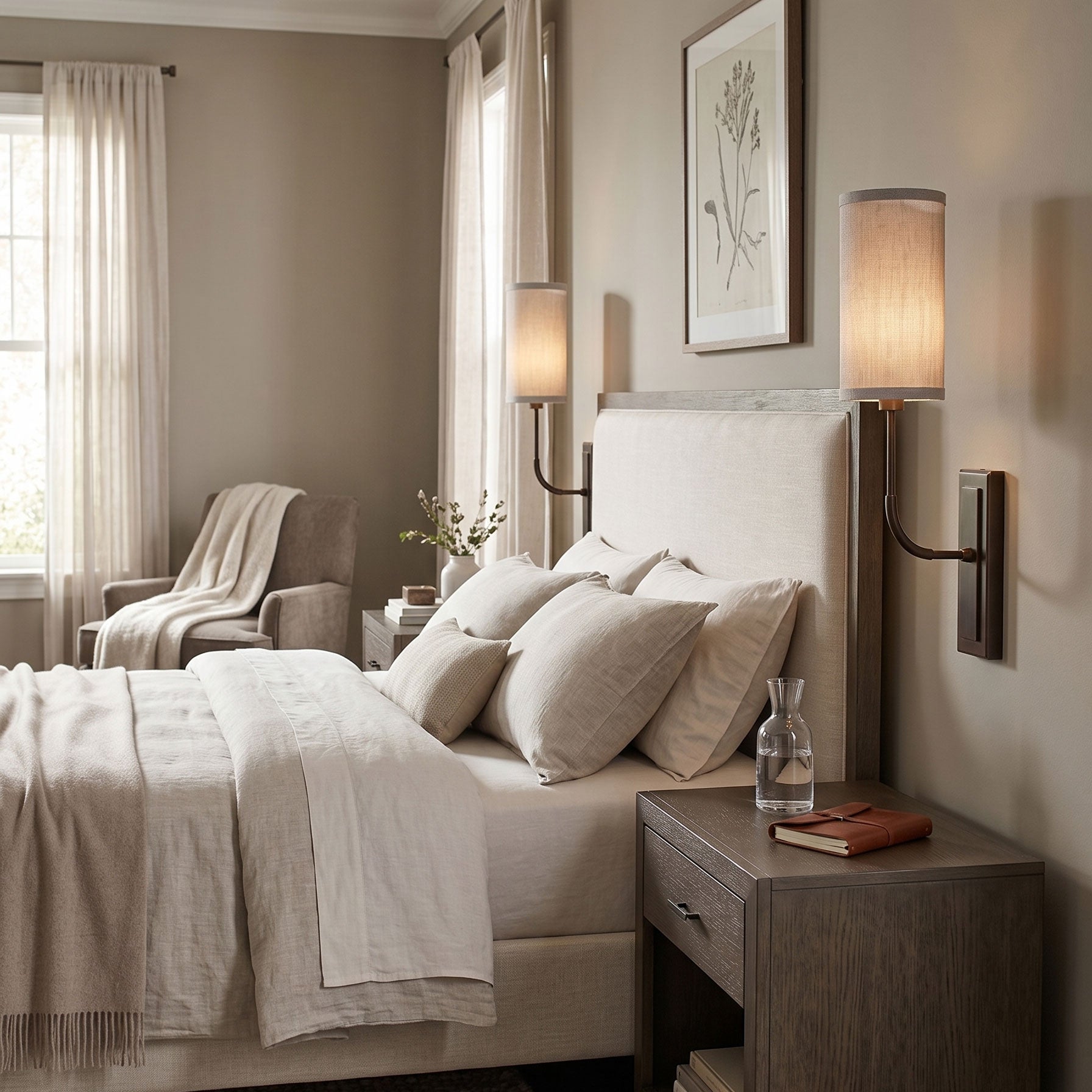 Palmer Fabric Wall Sconce