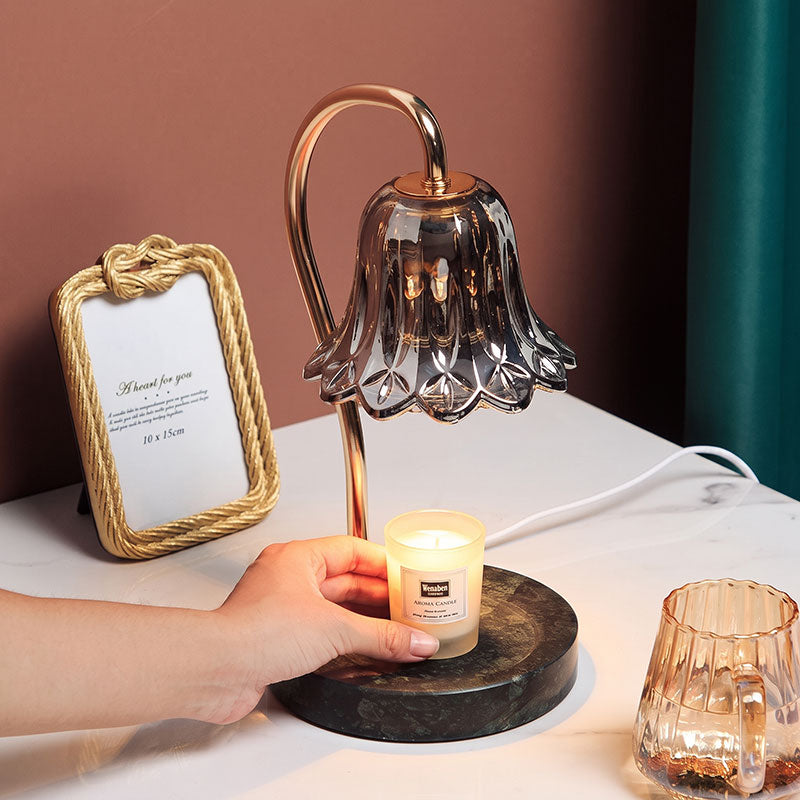 Peregrine Marble Candle Table Lamp