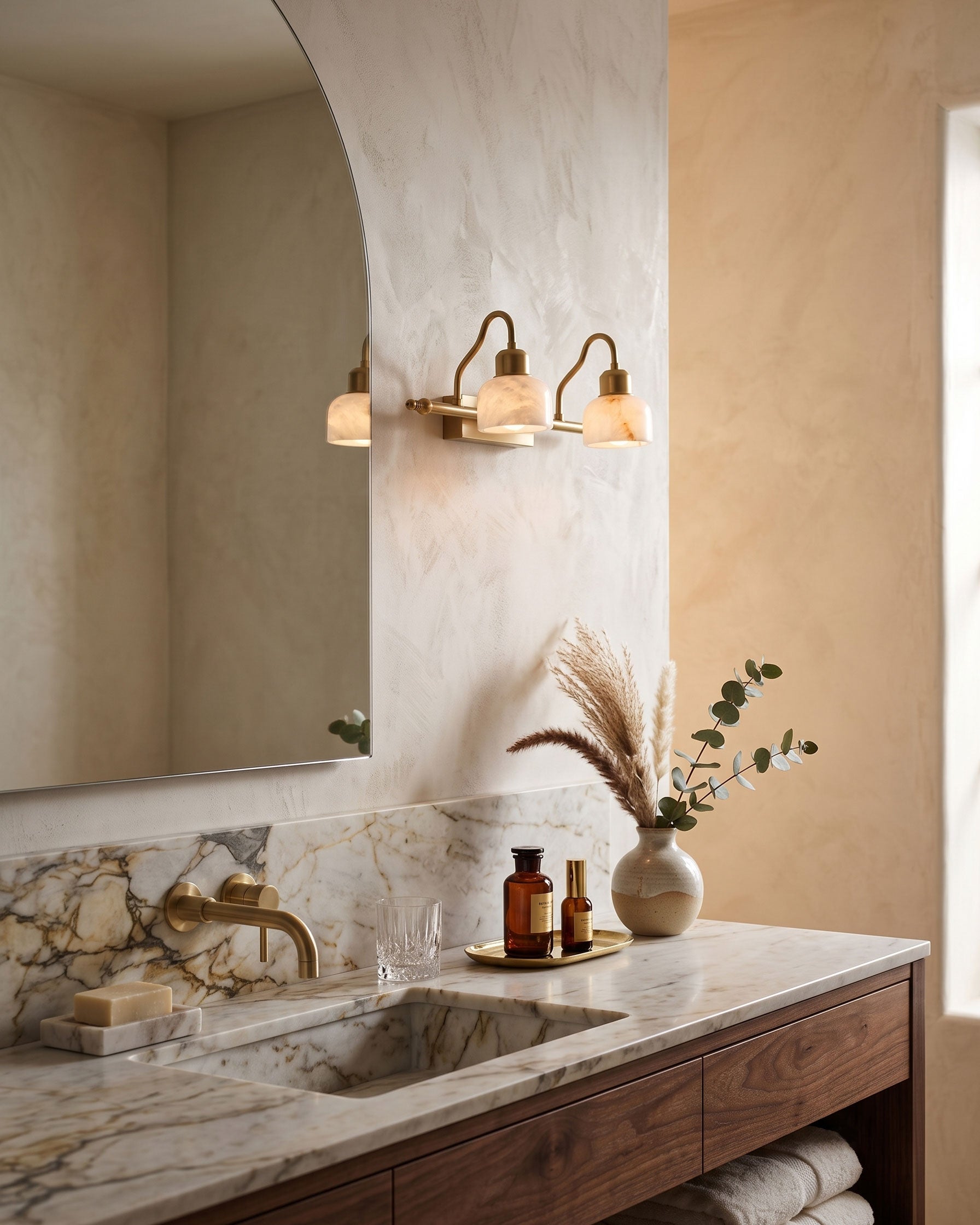 Perrin Alabaster Wall Sconce