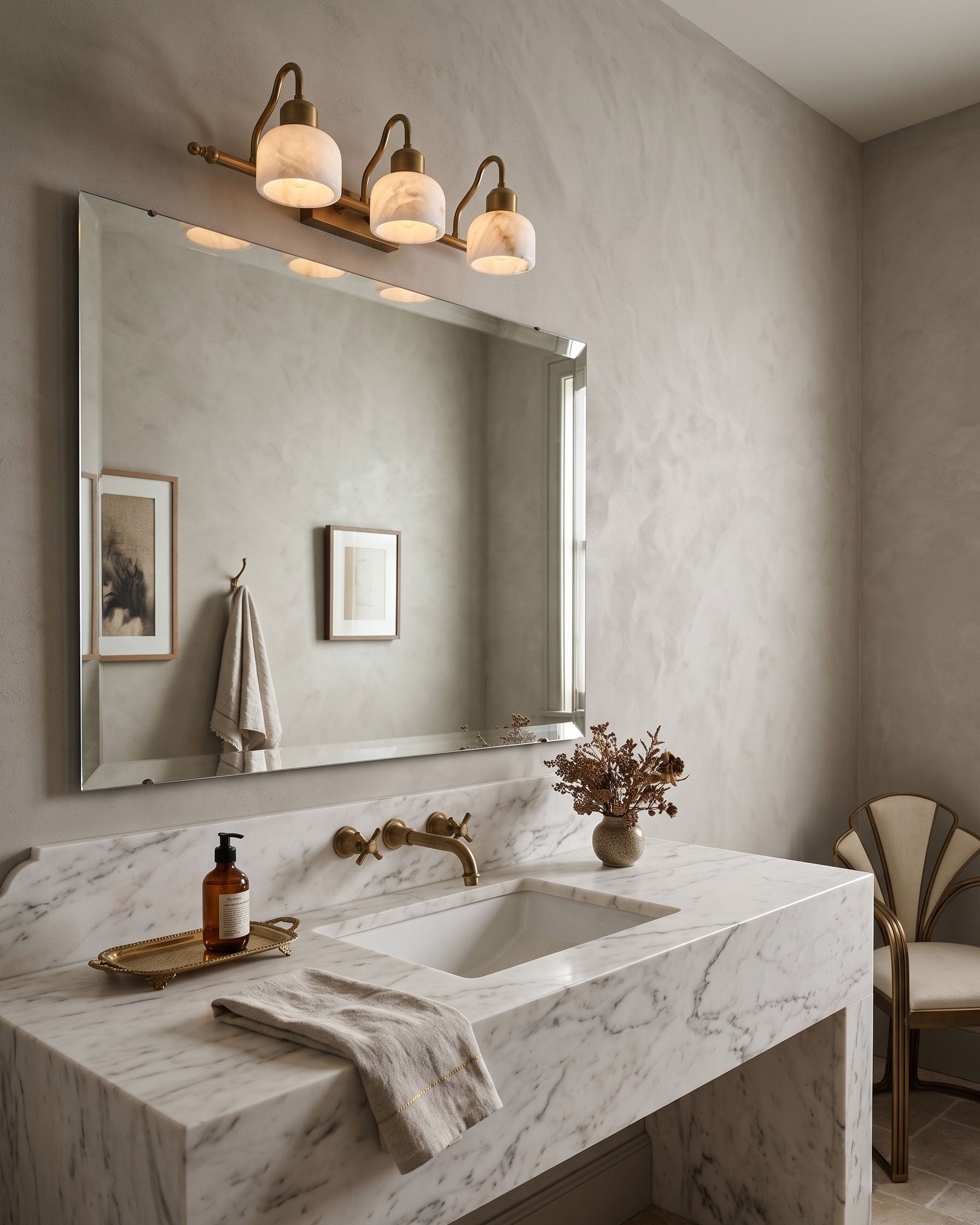 Perrin Alabaster Wall Sconce