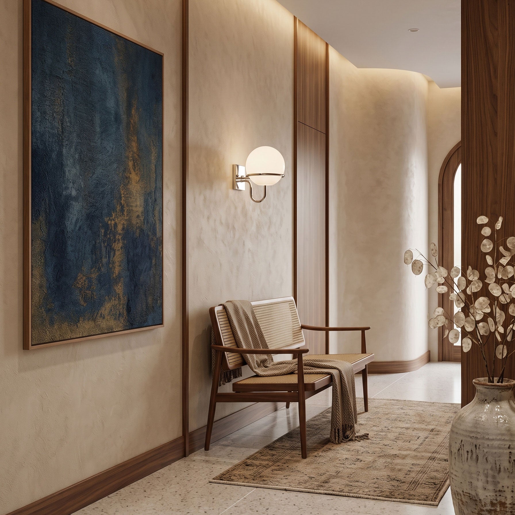 Phaedra Globe Wall Sconce