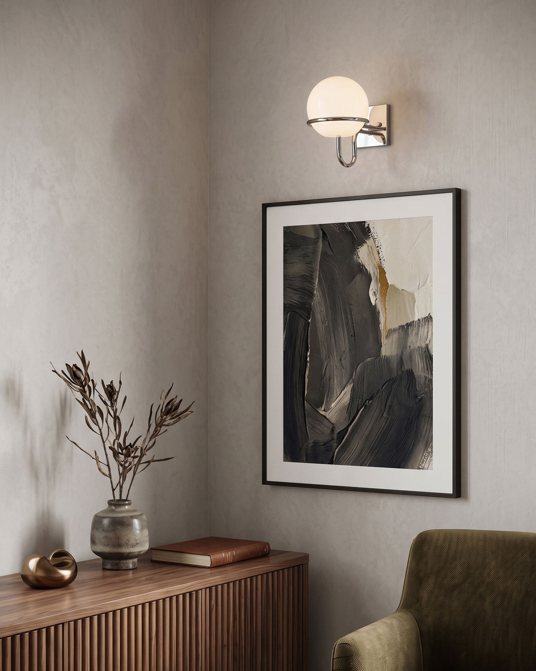 Phaedra Globe Wall Sconce