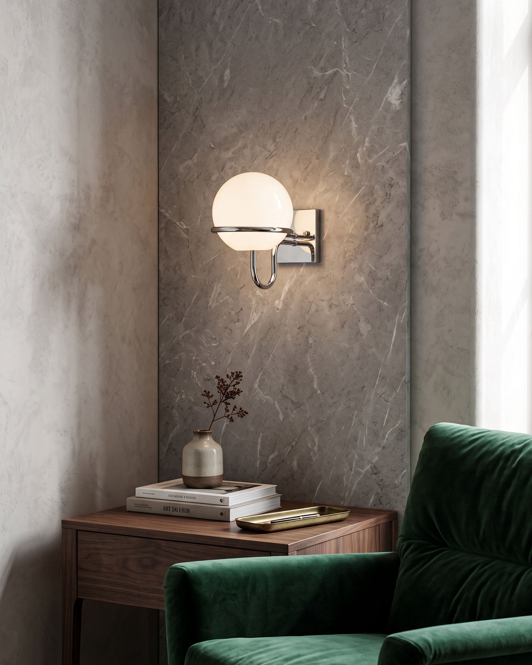 Phaedra Globe Wall Sconce
