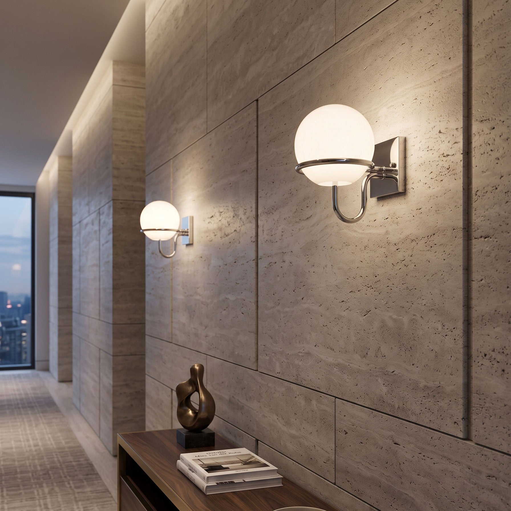Phaedra Globe Wall Sconce