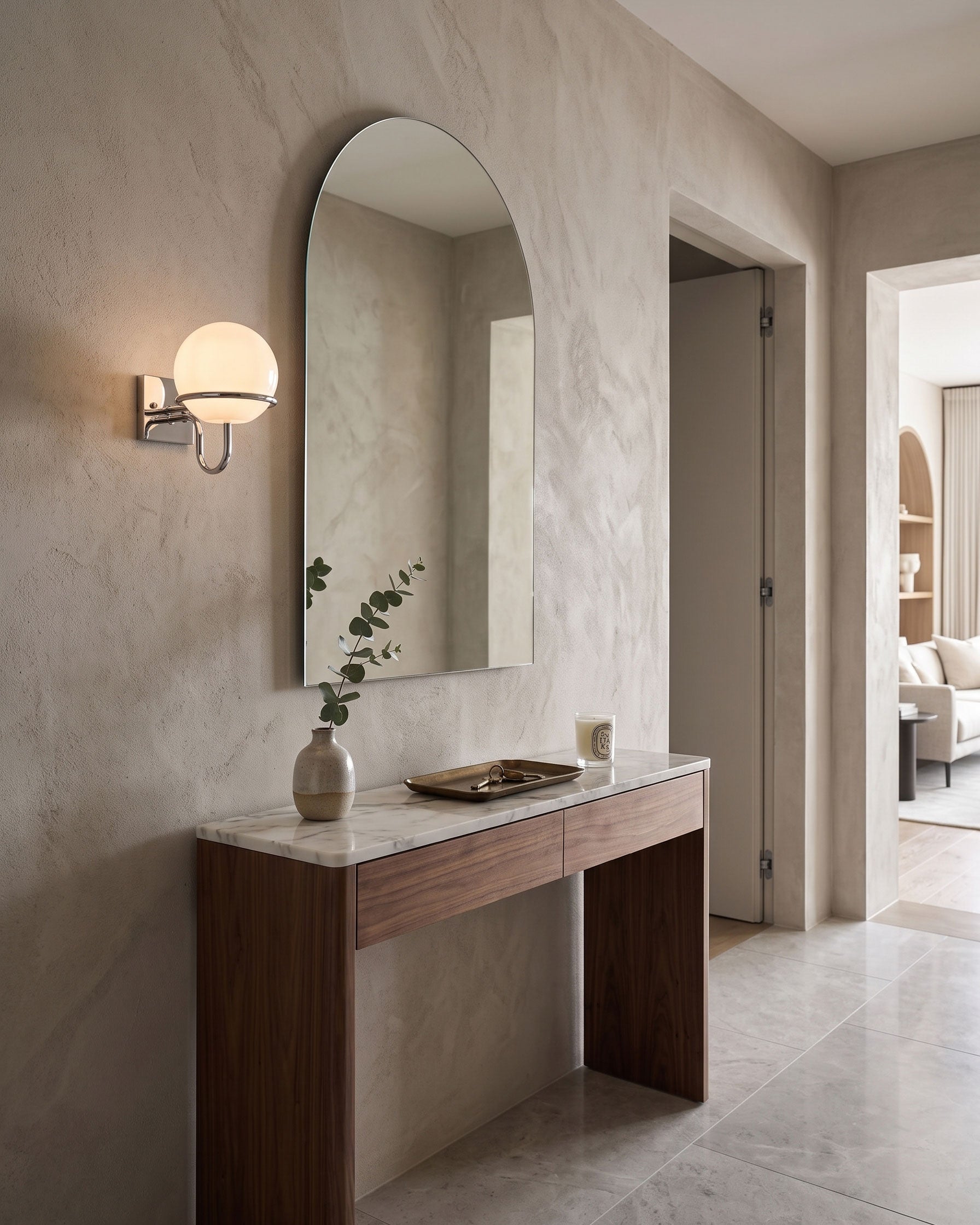 Phaedra Globe Wall Sconce