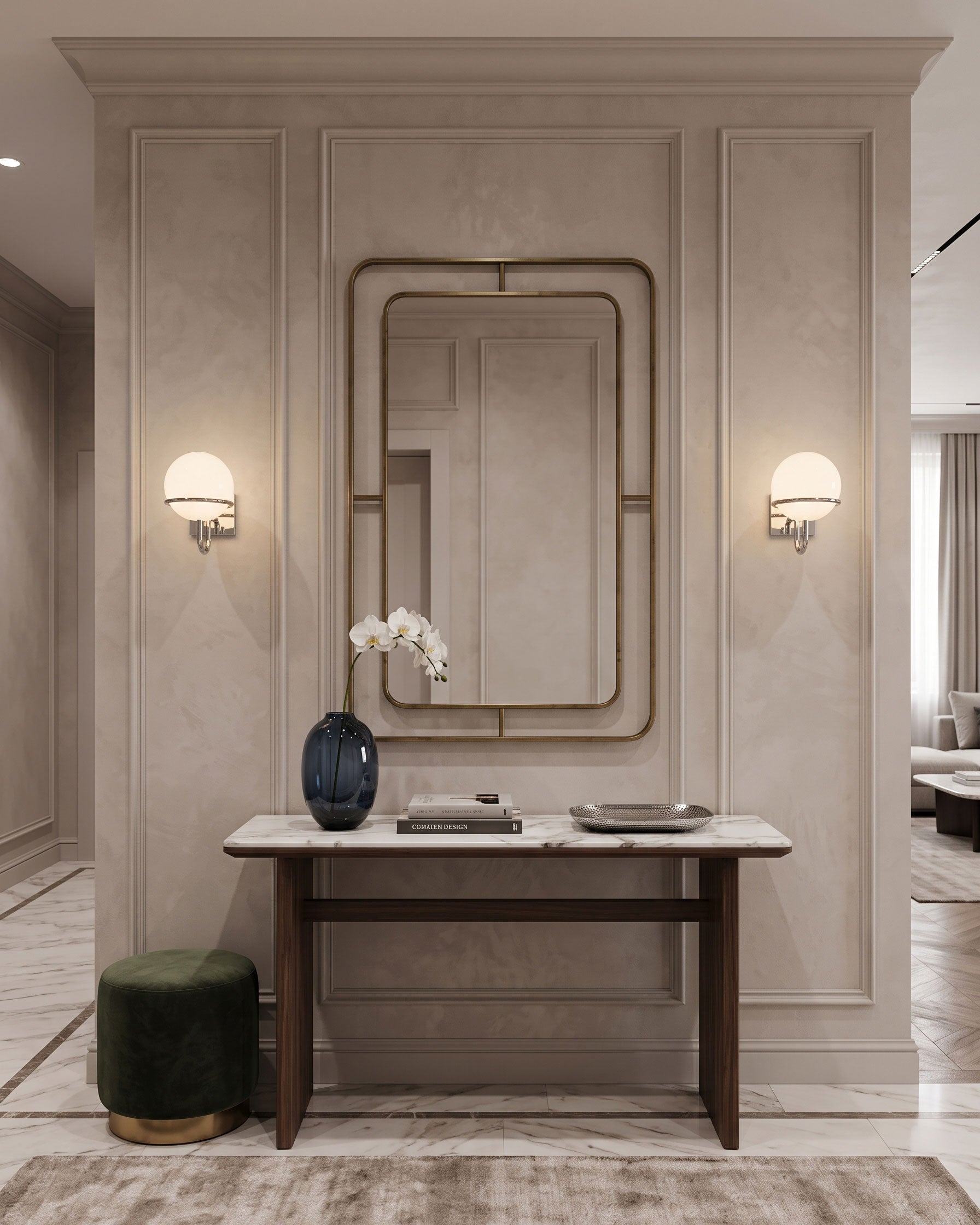 Phaedra Globe Wall Sconce