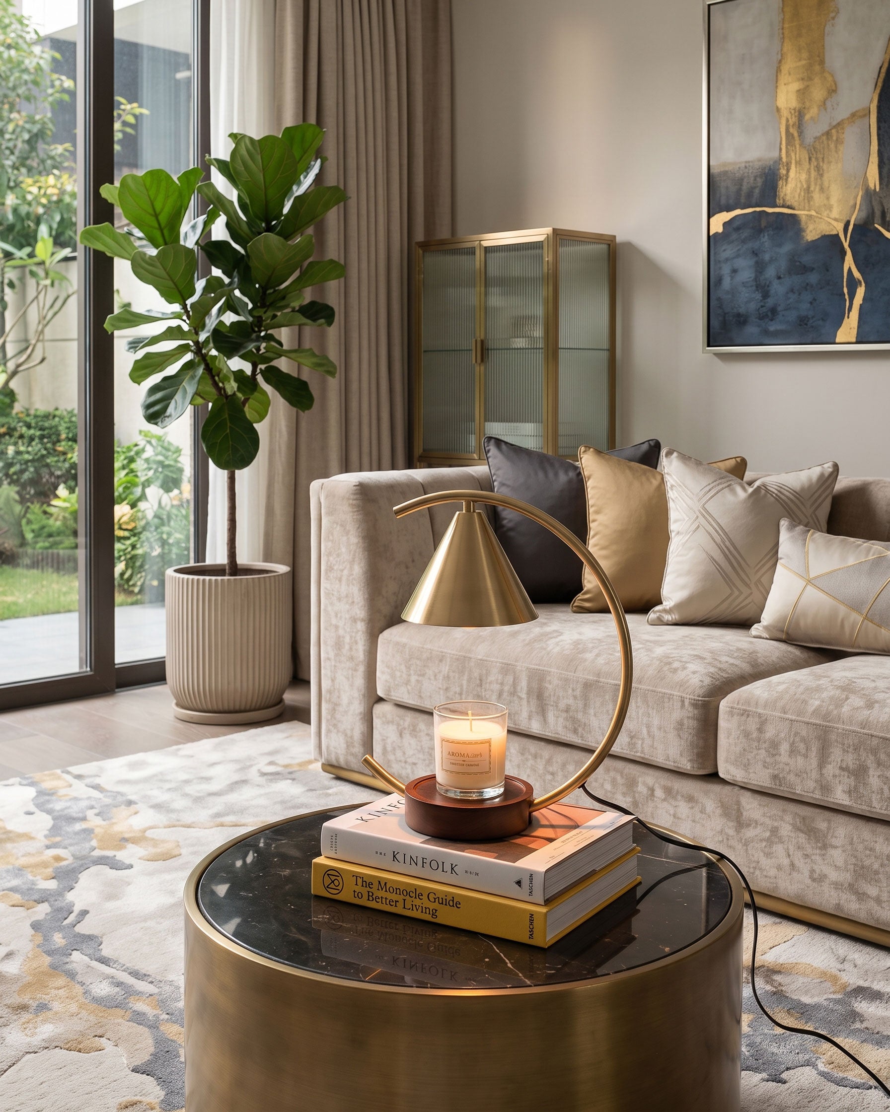 Pierce Candle Table Lamp