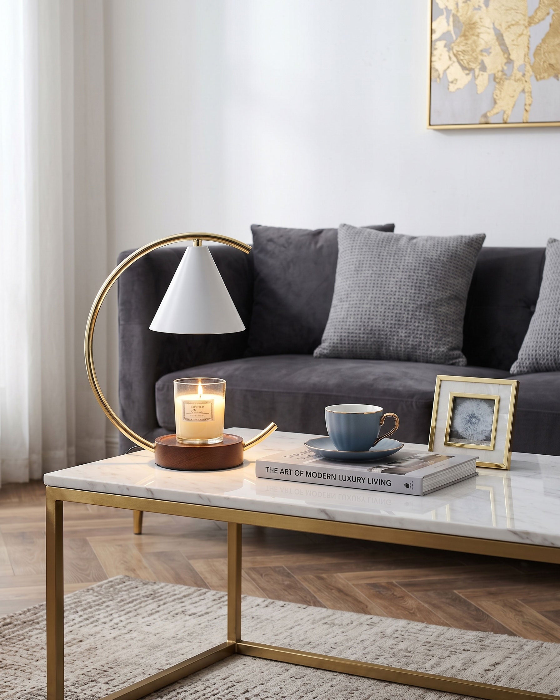 Pierce Candle Table Lamp