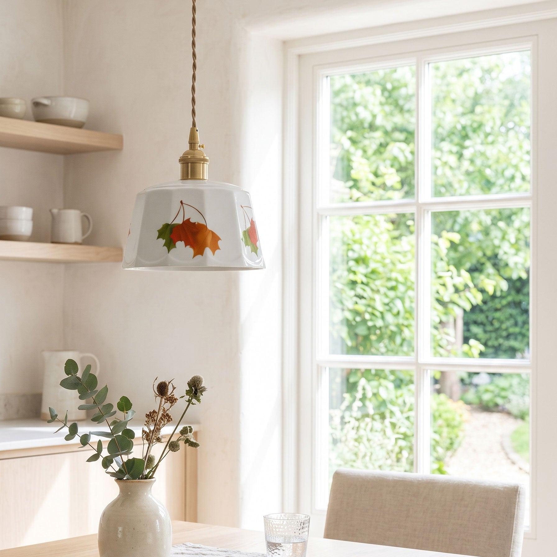 Pippa Butterfly Ceramic Pendant Light