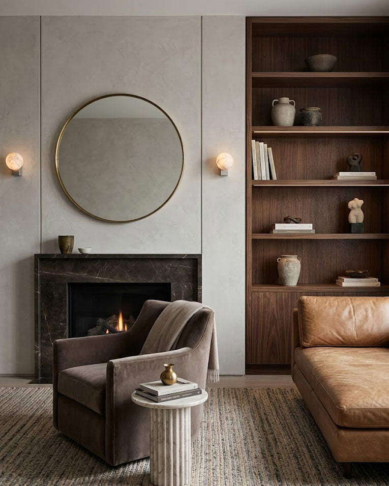 Prescott Minimalist Orb Wall Sconce