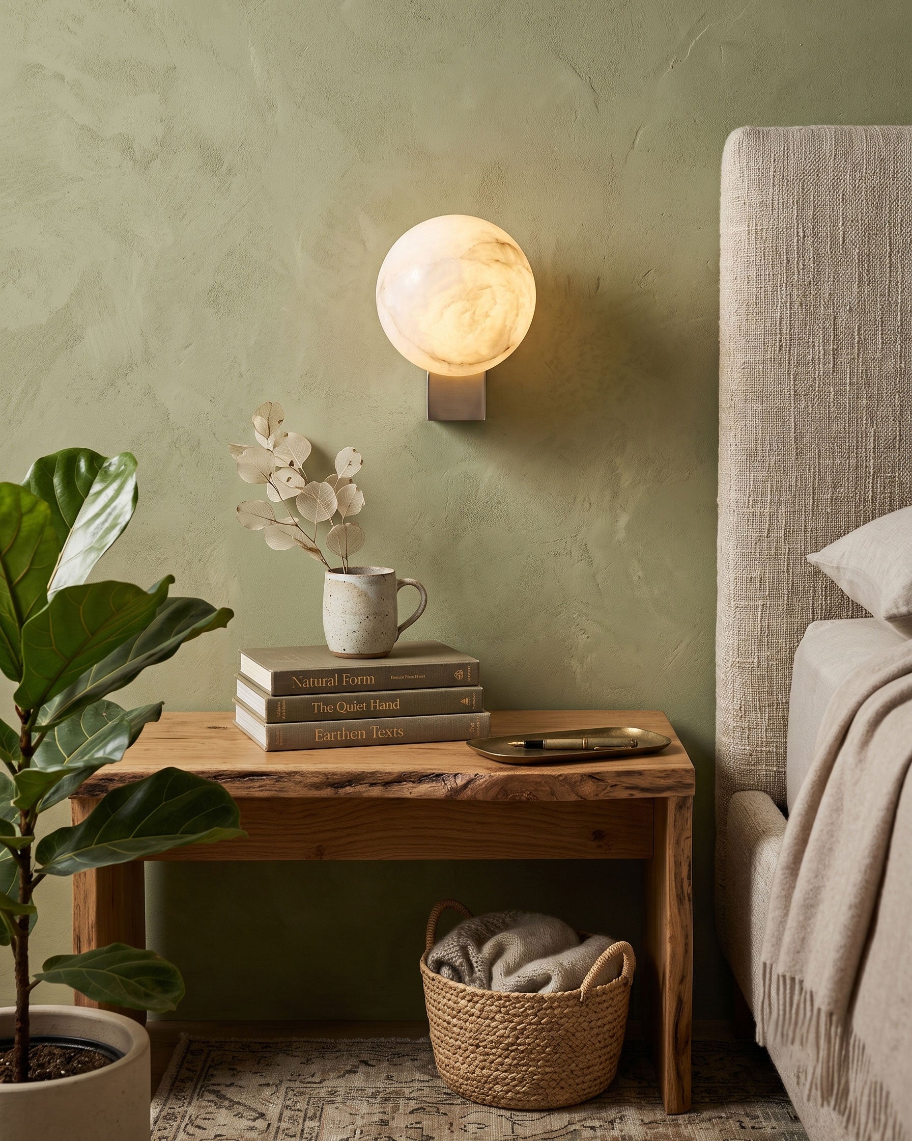Prescott Minimalist Orb Wall Sconce