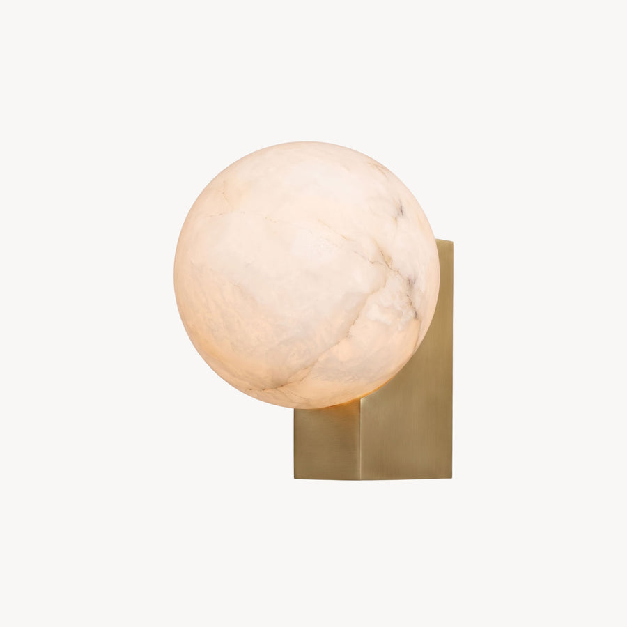 Prescott Minimalist Orb Wall Sconce