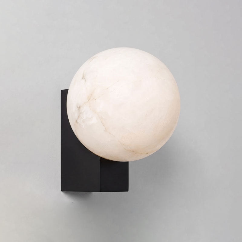 Prescott Minimalist Orb Wall Sconce