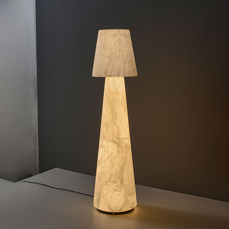 Quentin Mulberry Silk Floor Lamp