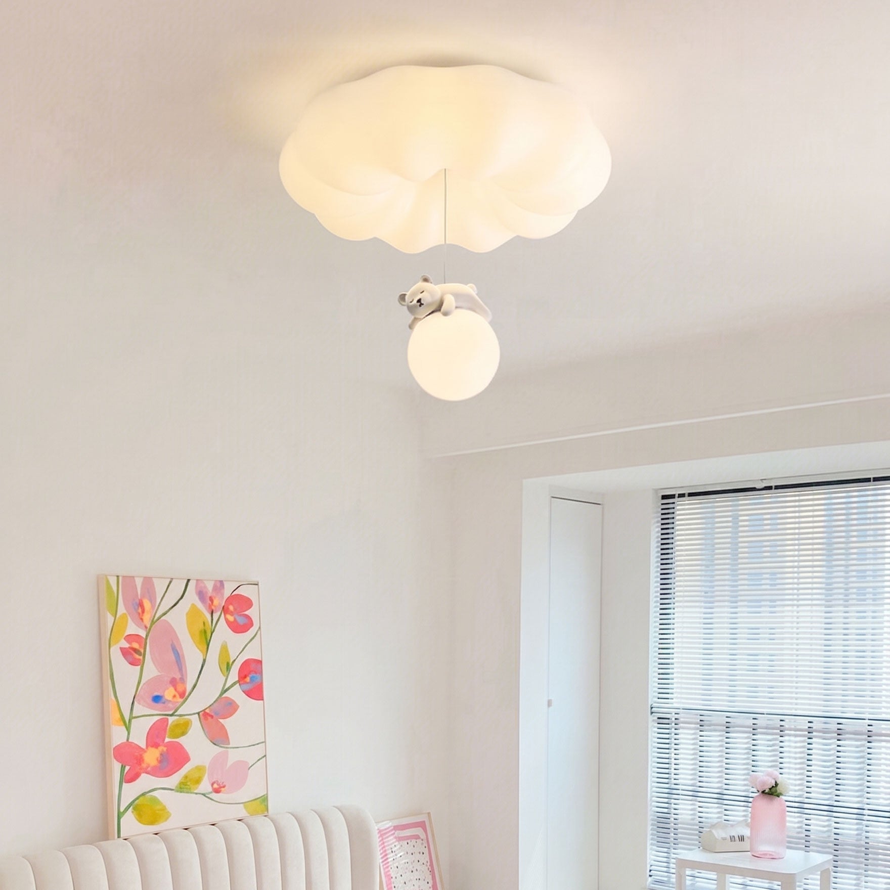 Quinlan Bear Semi-Flush Mount