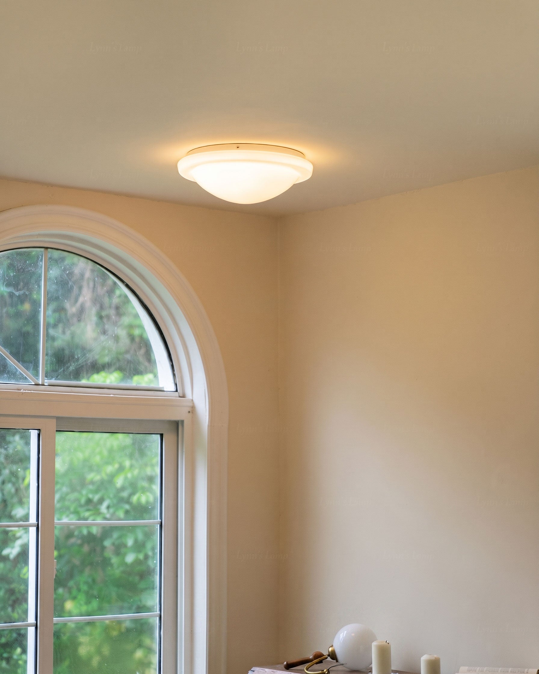 Quinton Minimalist Semi-Flush Mount