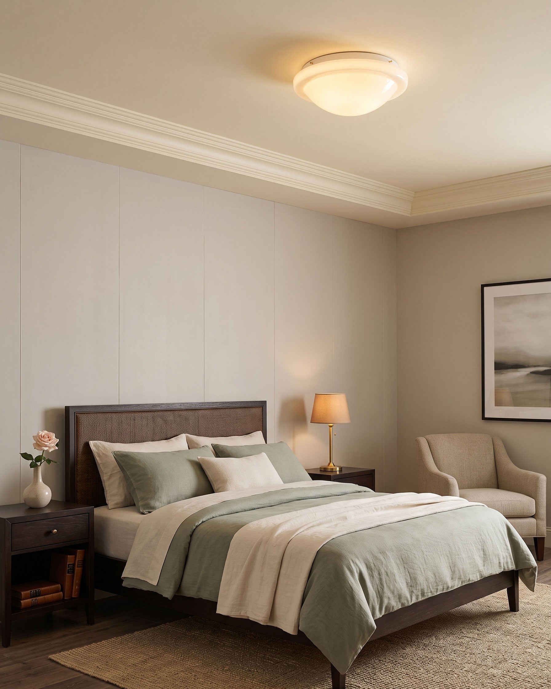 Quinton Minimalist Semi-Flush Mount