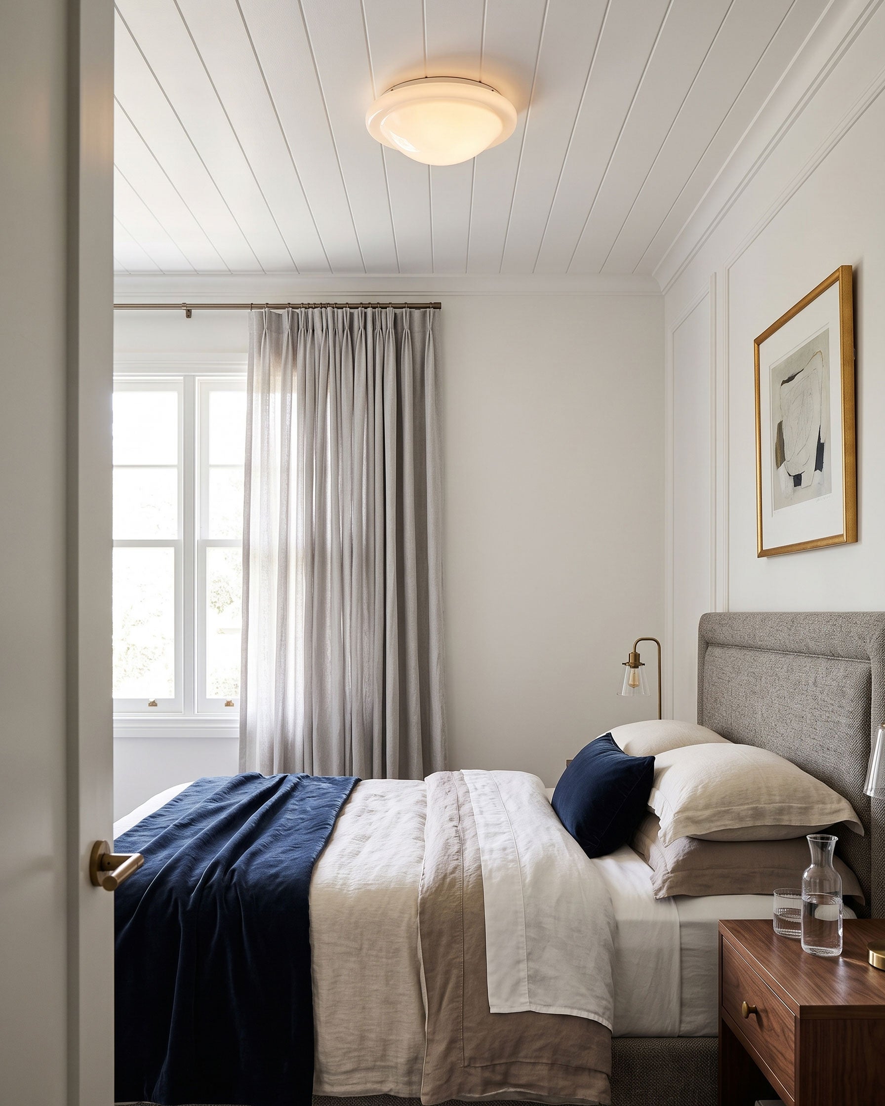 Quinton Minimalist Semi-Flush Mount