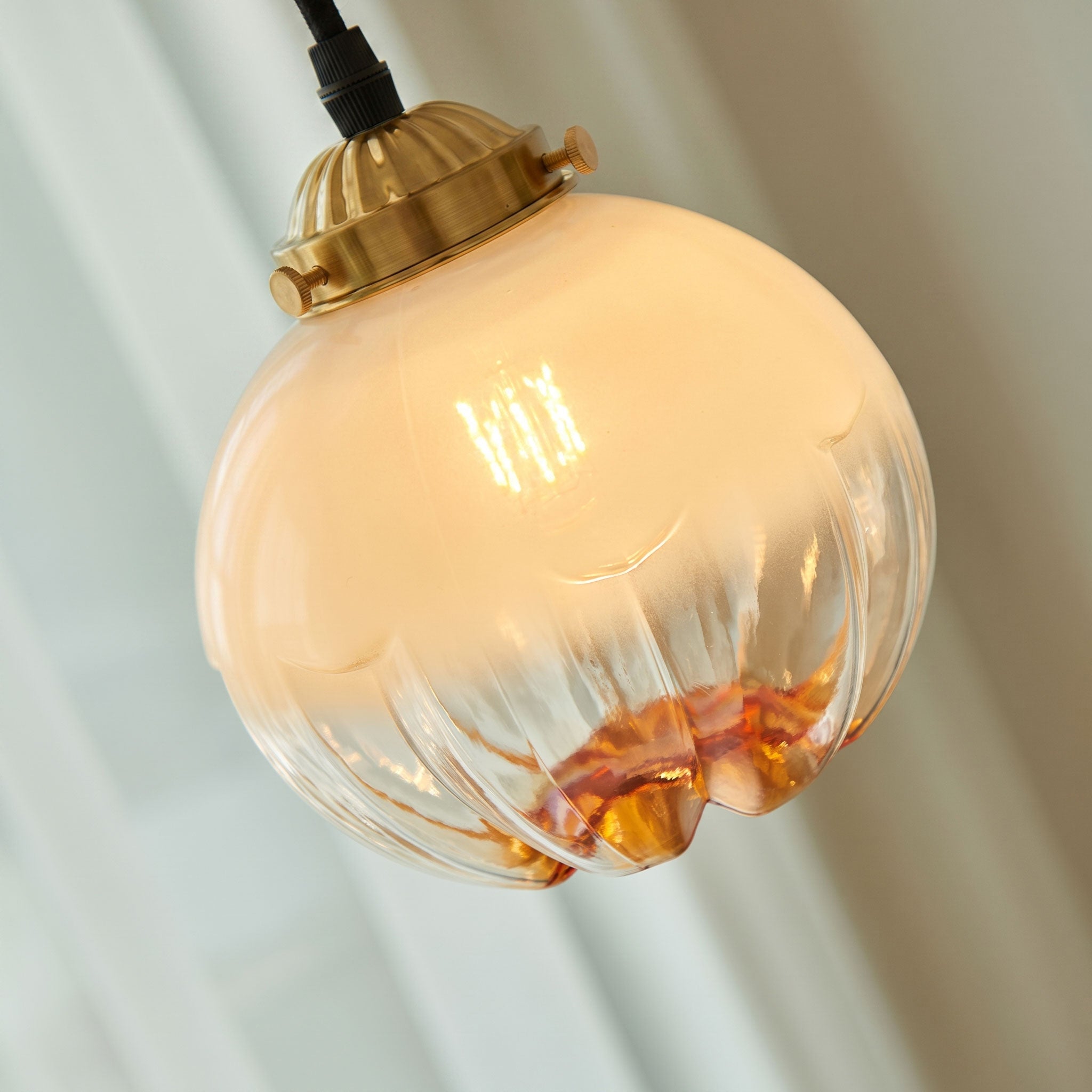 Remy Fluted Ombre Pendant Light