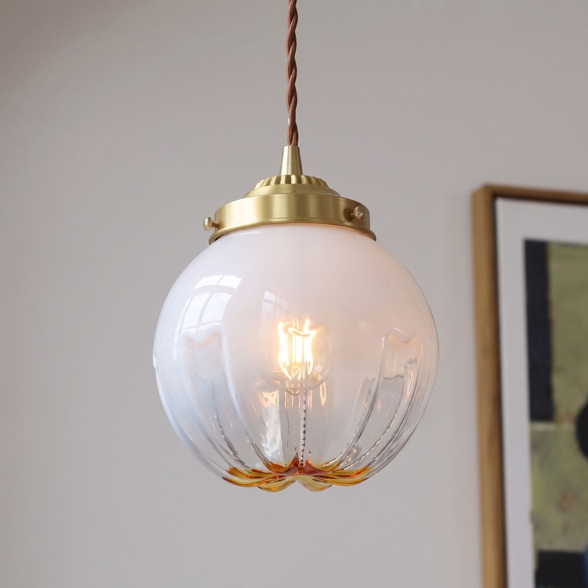 Remy Fluted Ombre Pendant Light