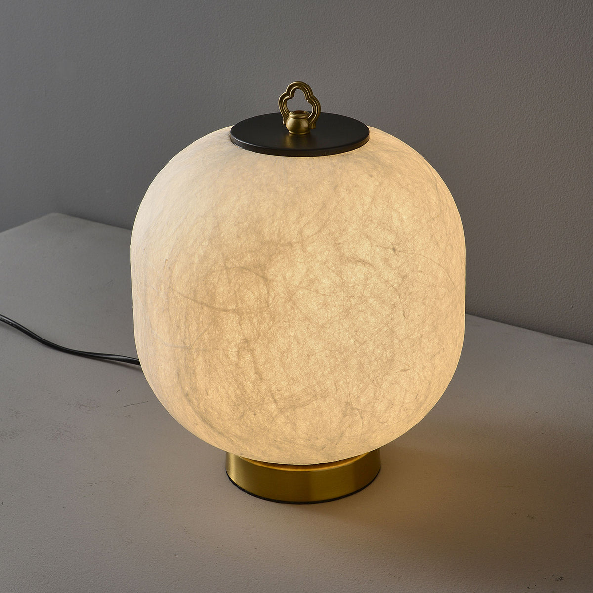 Renard Mulberry Silk Table Lamp