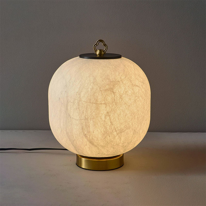 Renard Mulberry Silk Table Lamp