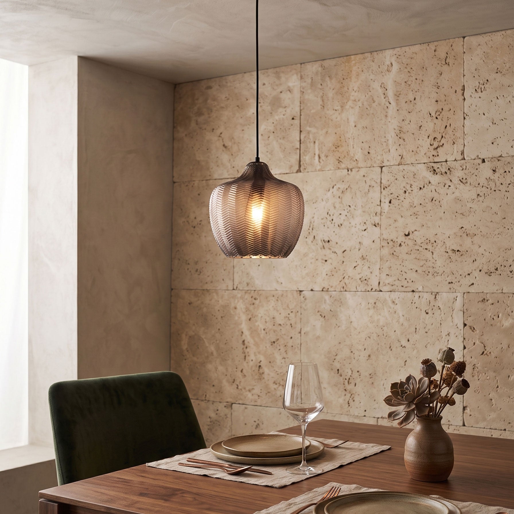 Rhea Textured Pendant Light