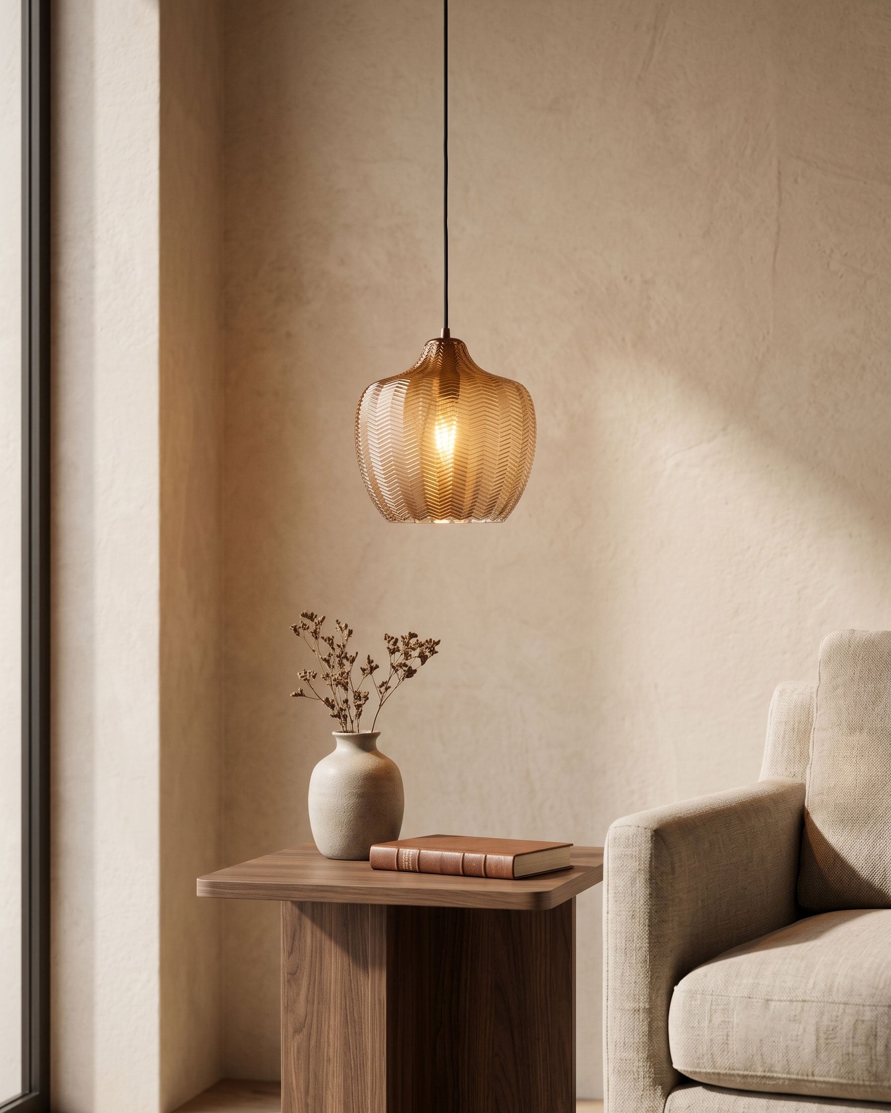 Rhea Textured Pendant Light