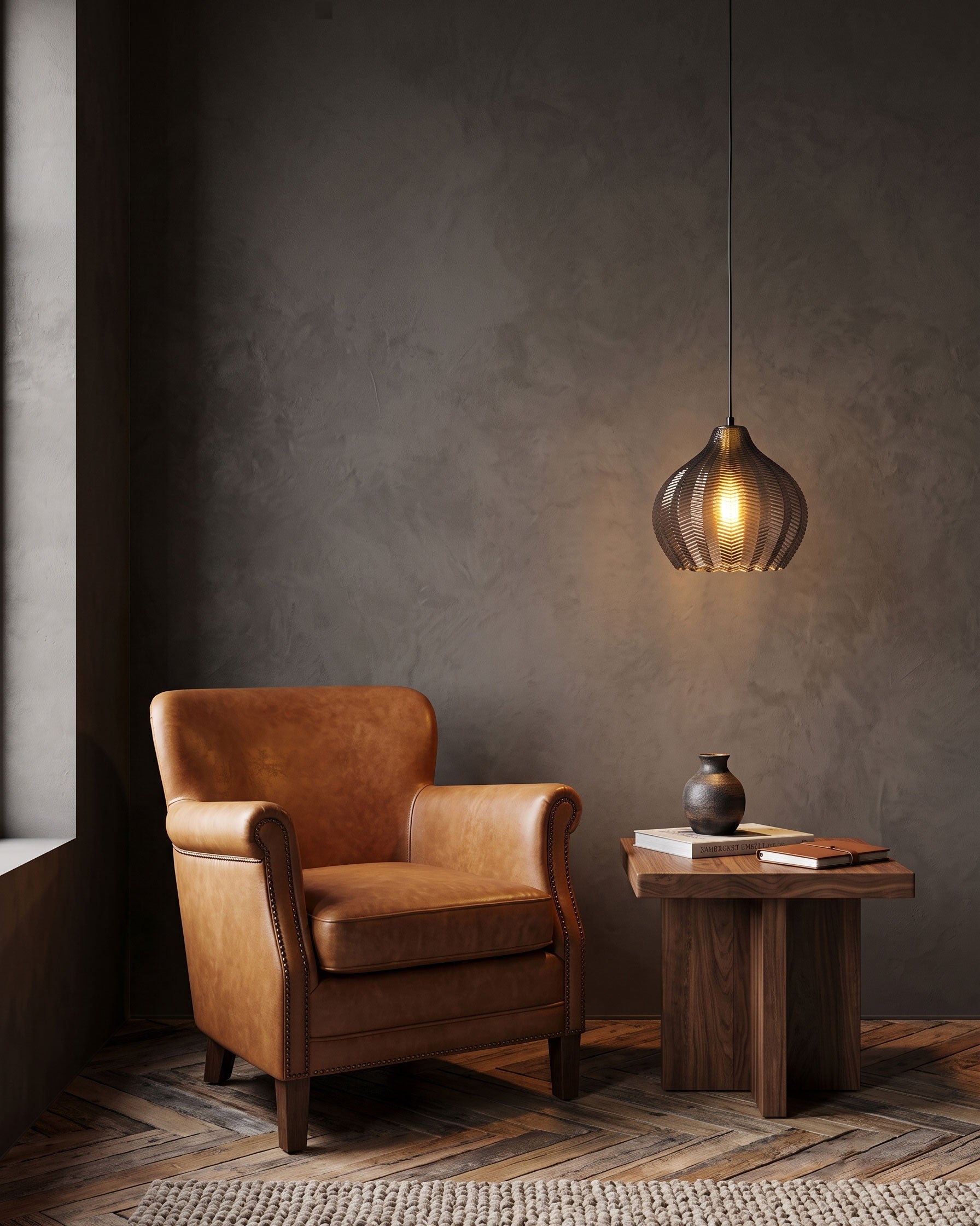 Rhea Textured Pendant Light