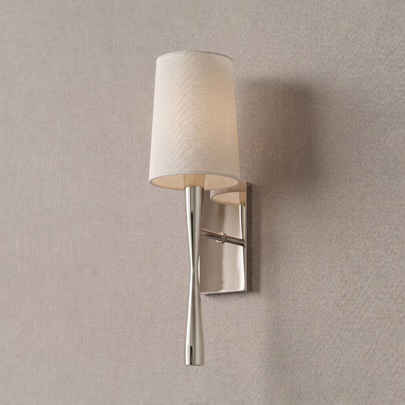 Rhiannon Modern Linen Wall Sconce