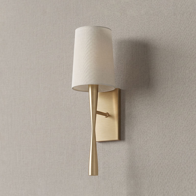 Rhiannon Modern Linen Wall Sconce
