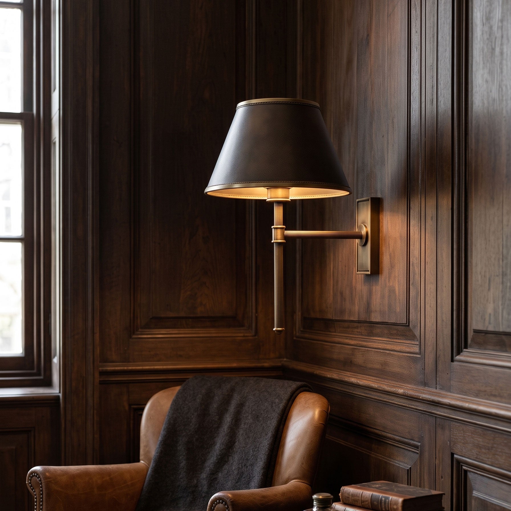 Rhodes Fluted Rod Wall Sconce