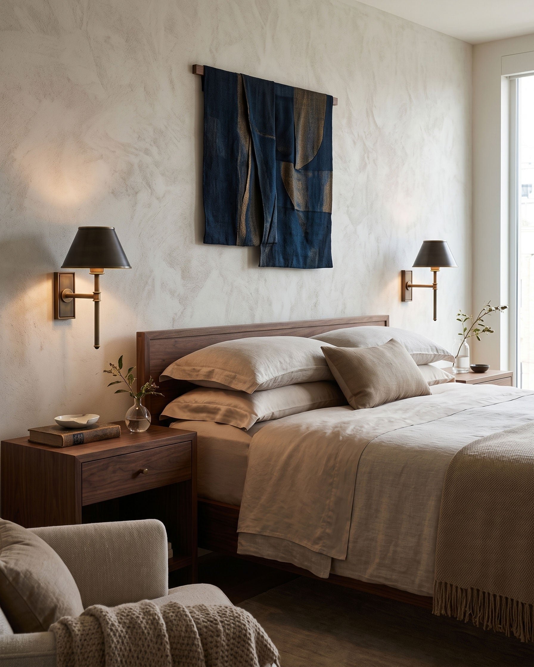 Rhodes Fluted Rod Wall Sconce