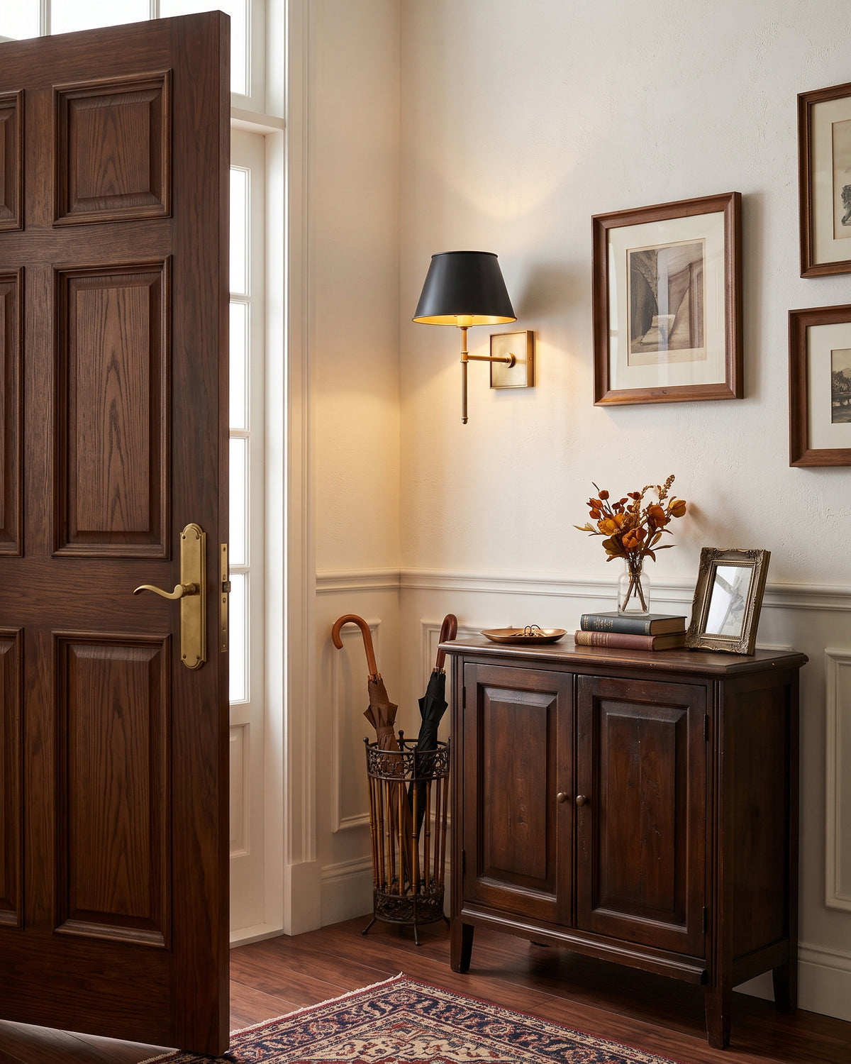 Rhodes Fluted Rod Wall Sconce