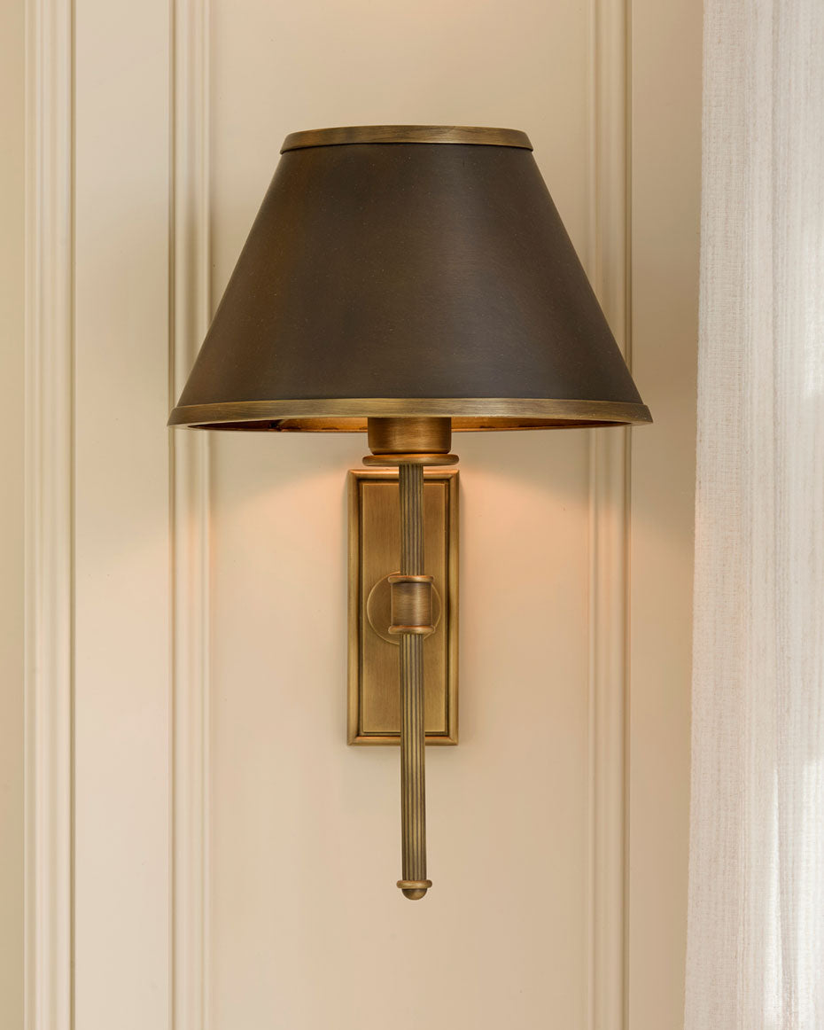 Rhodes Fluted Rod Wall Sconce