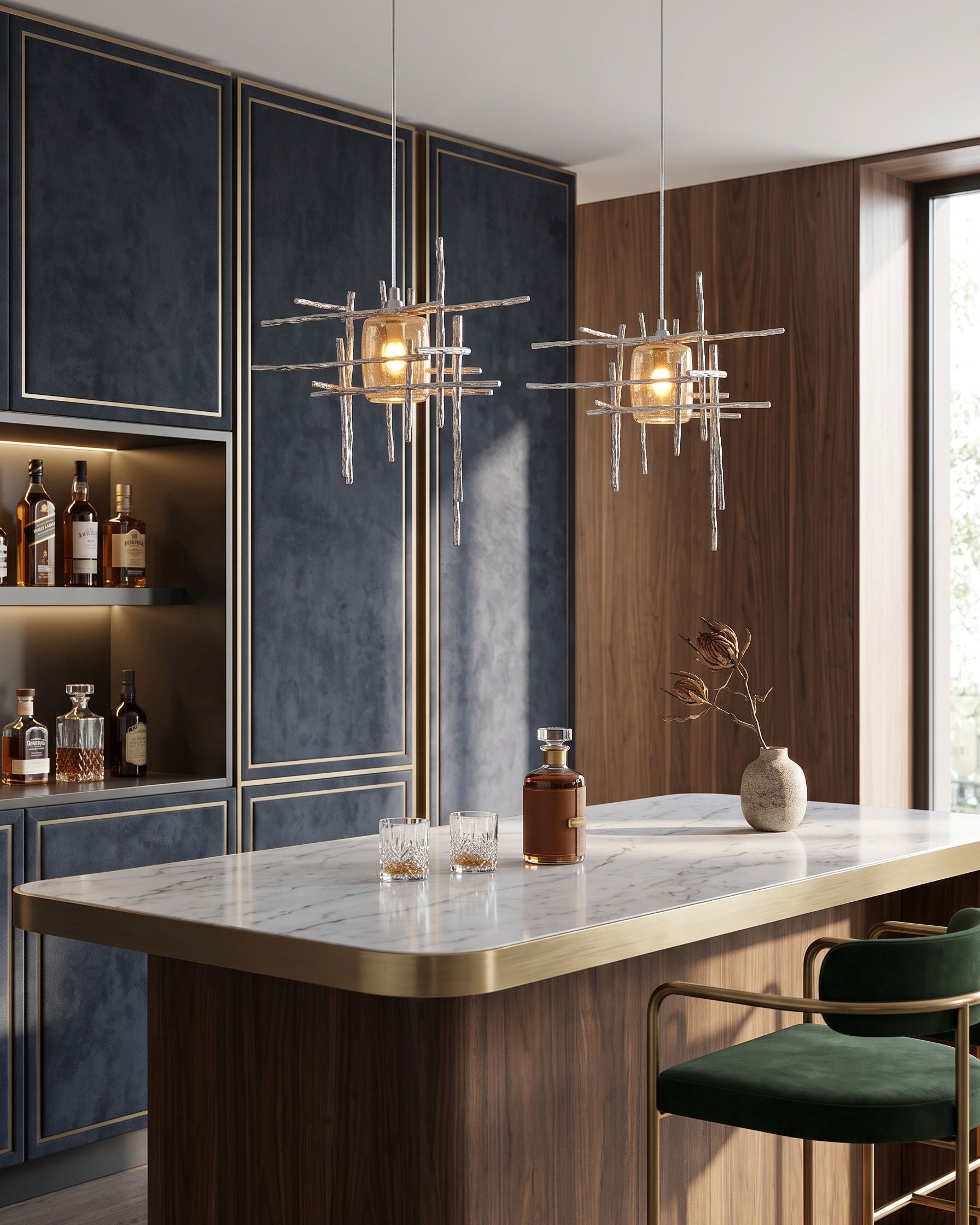 Rhyett Glass Pendant Light
