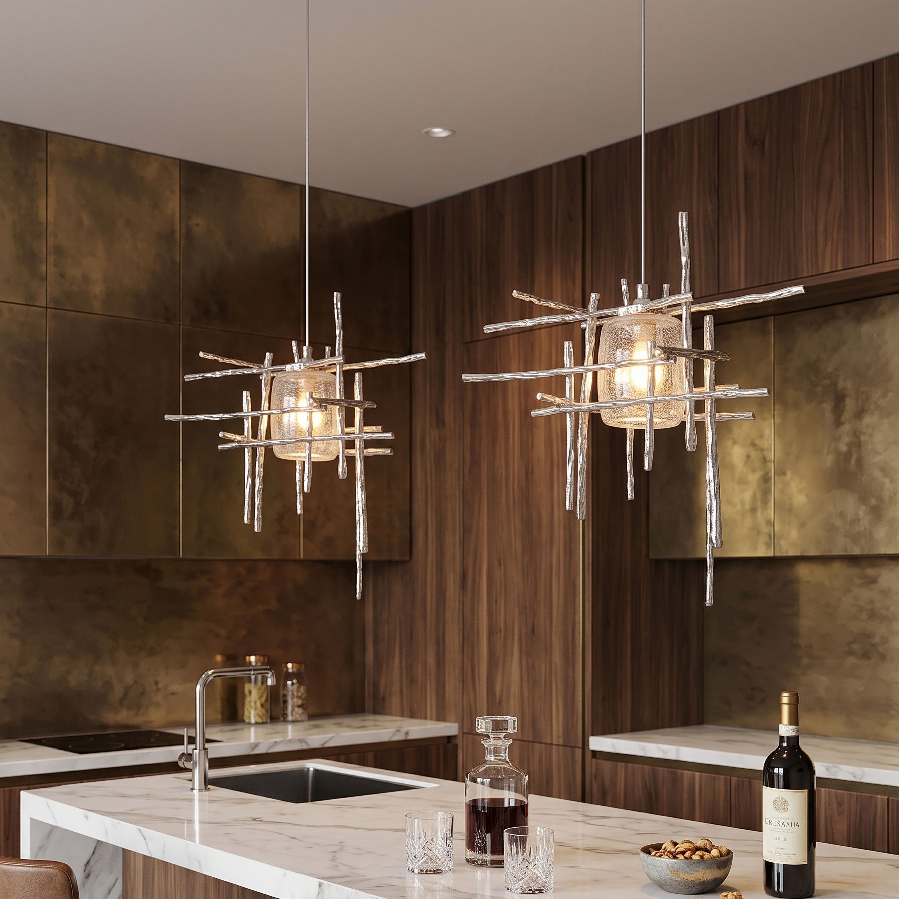 Rhyett Glass Pendant Light