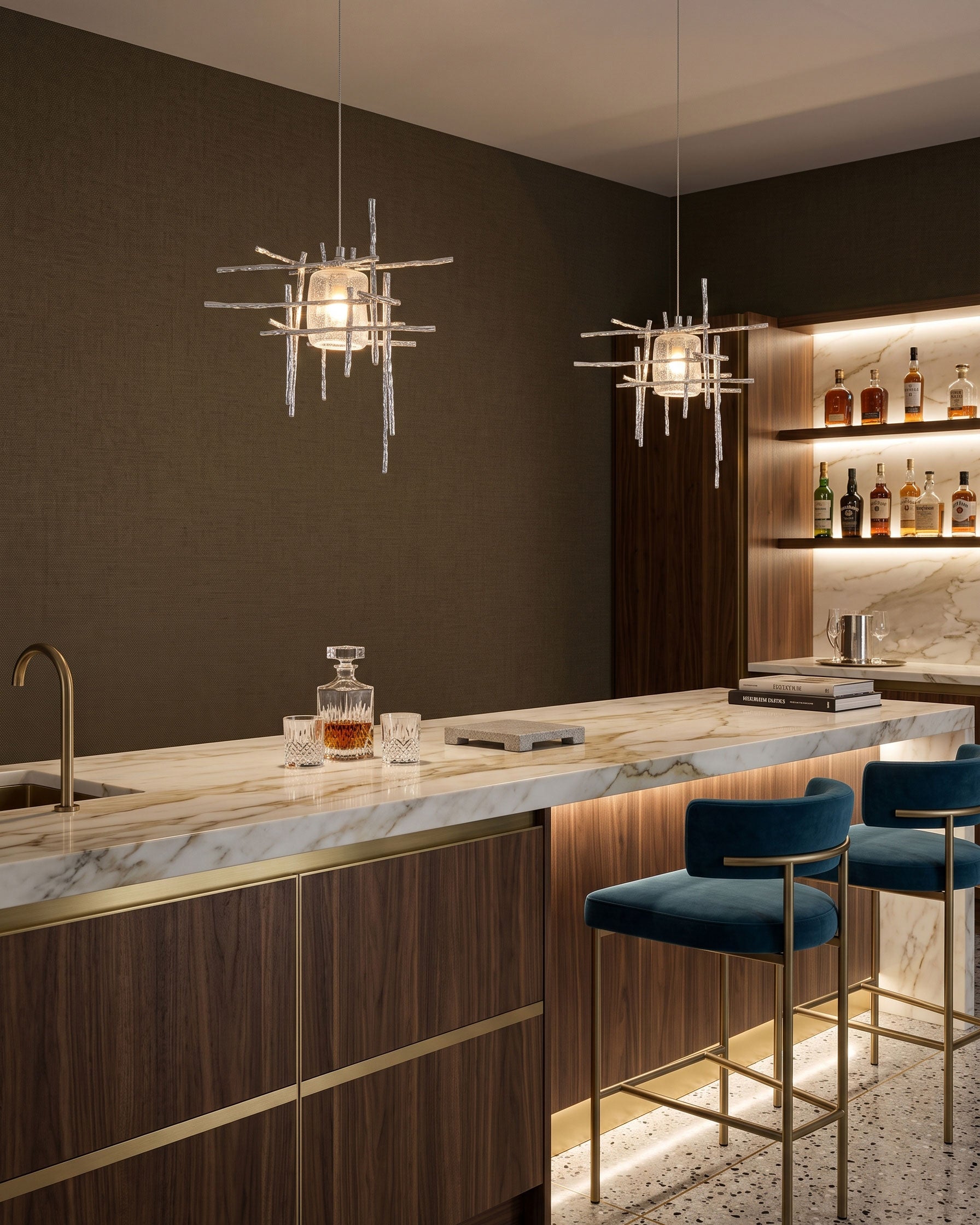 Rhyett Glass Pendant Light