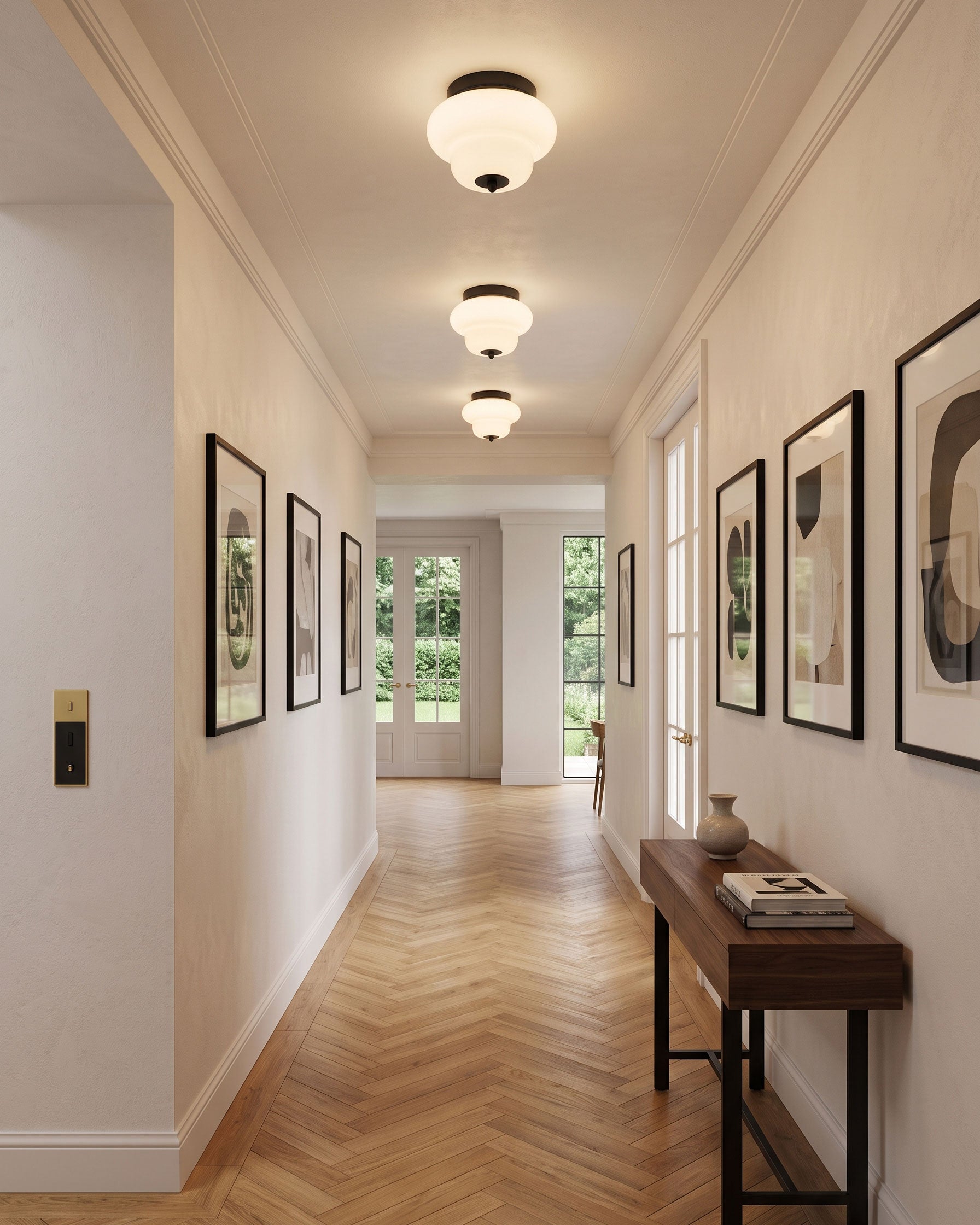 Roderick Opal Semi-Flush Mount