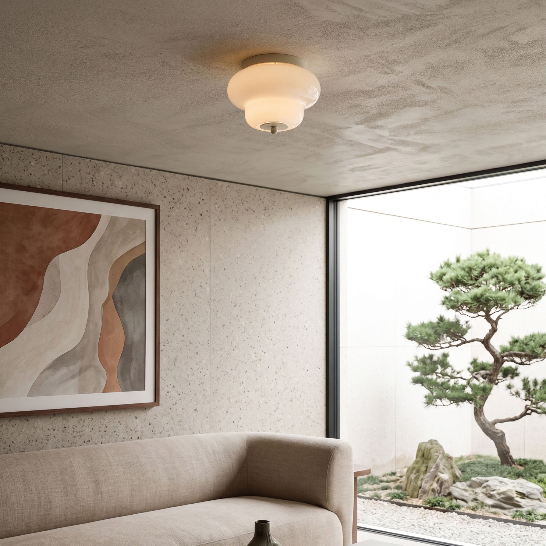 Roderick Opal Semi-Flush Mount