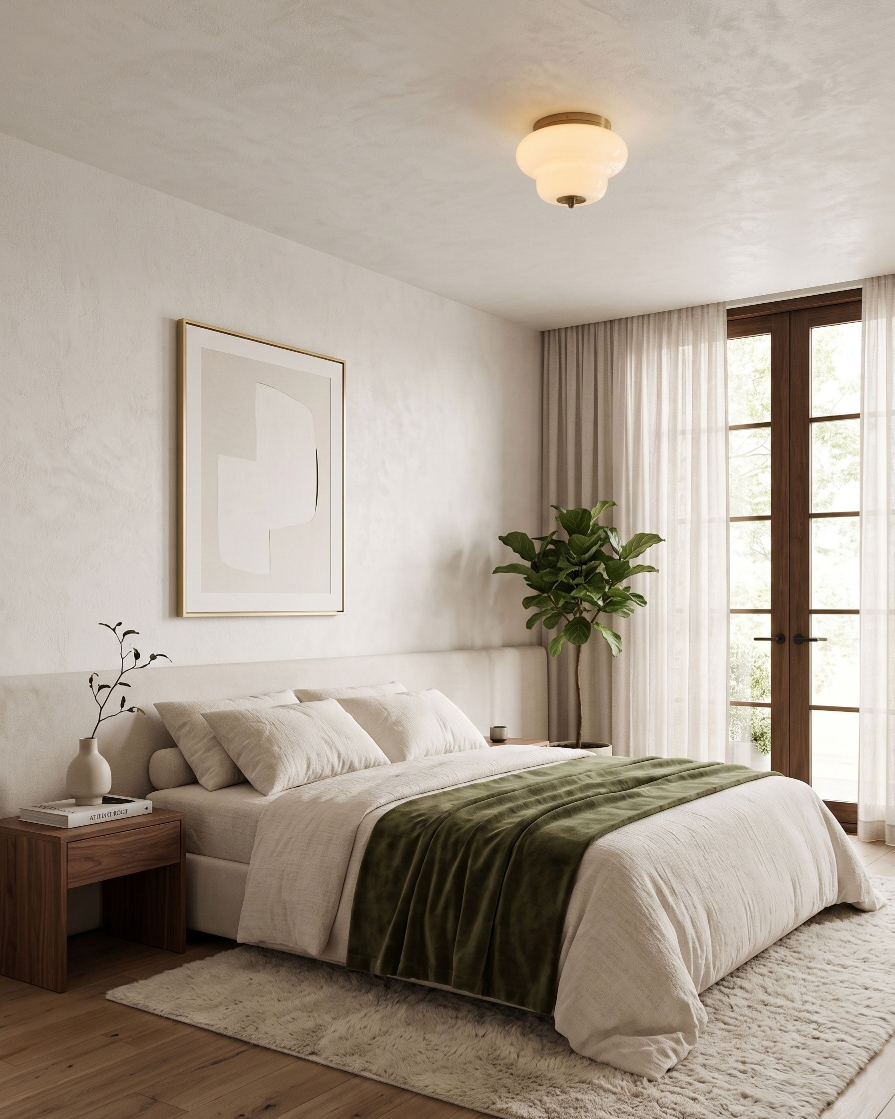 Roderick Opal Semi-Flush Mount