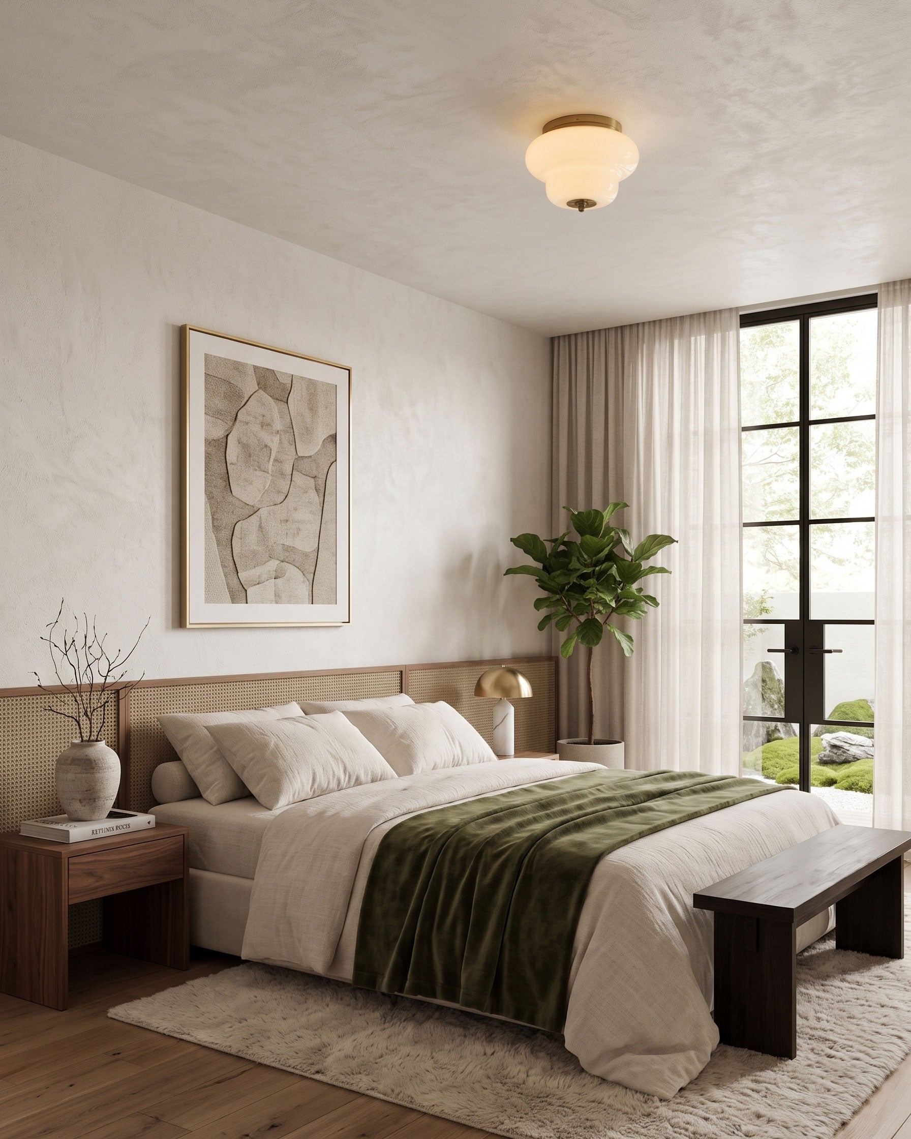 Roderick Opal Semi-Flush Mount