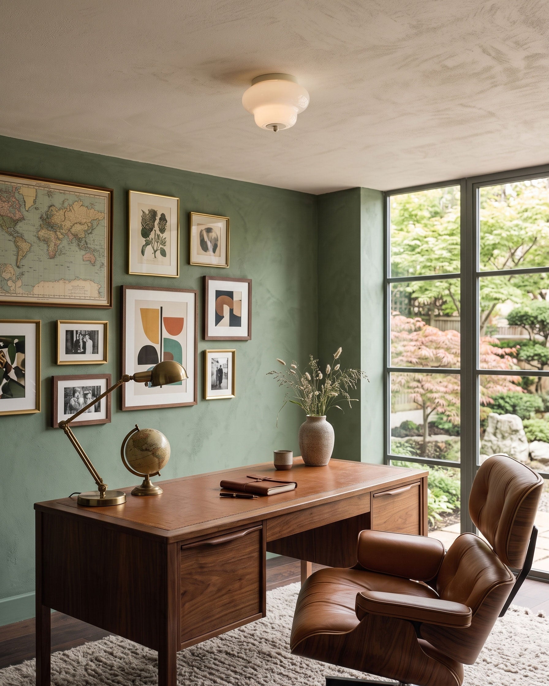 Roderick Opal Semi-Flush Mount