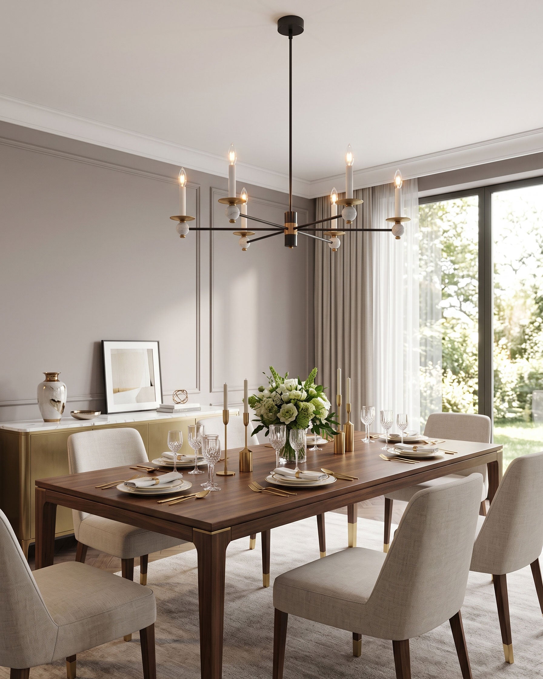Roland Geometric Chandelier
