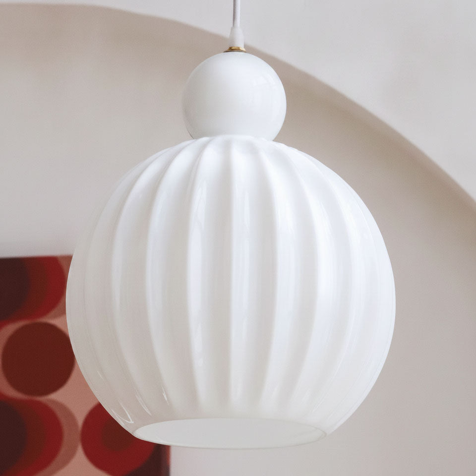 Romilly Ribbed Pendant Light